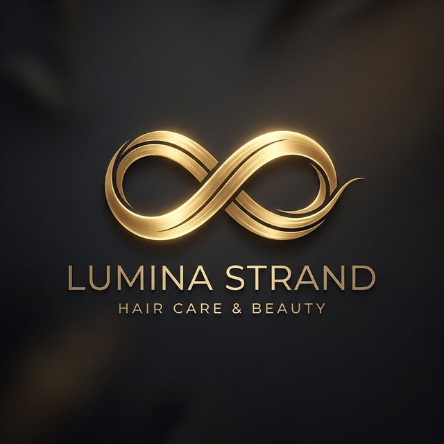 Lumina Strand Hair Care & Beauty concept logo